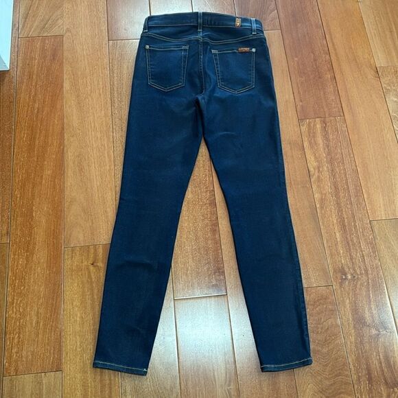 7 For All Mankind B(Air) Coated High Waist Ankle Skinny size 26 - Picture 4 of 11